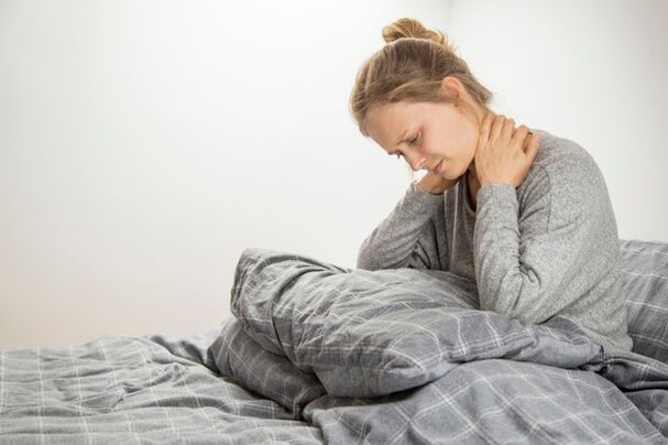 neck pain with cervical osteochondria
